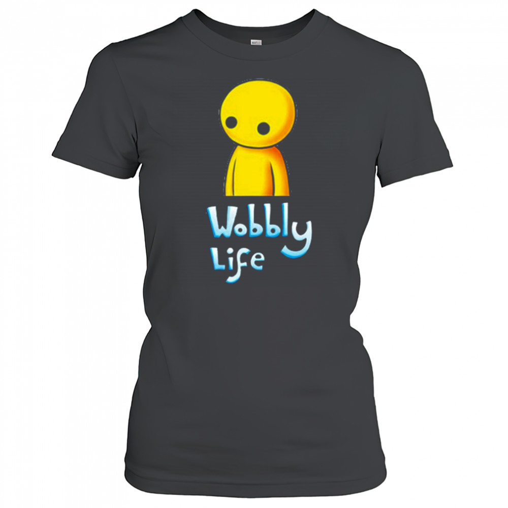 Wobbly Life Plain Wobbly Logo T-Shirt Women's T-shirt