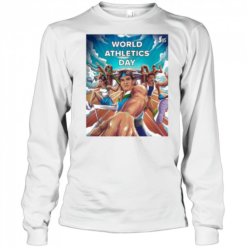 World Athletics Day T-shirt Long Sleeved