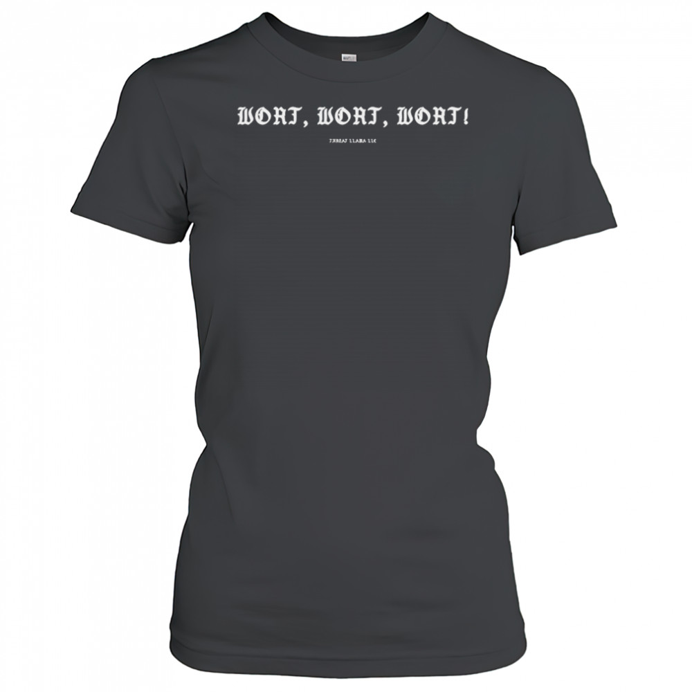Wort Wort Wort Threat Llama T-shirt Women's T-shirt