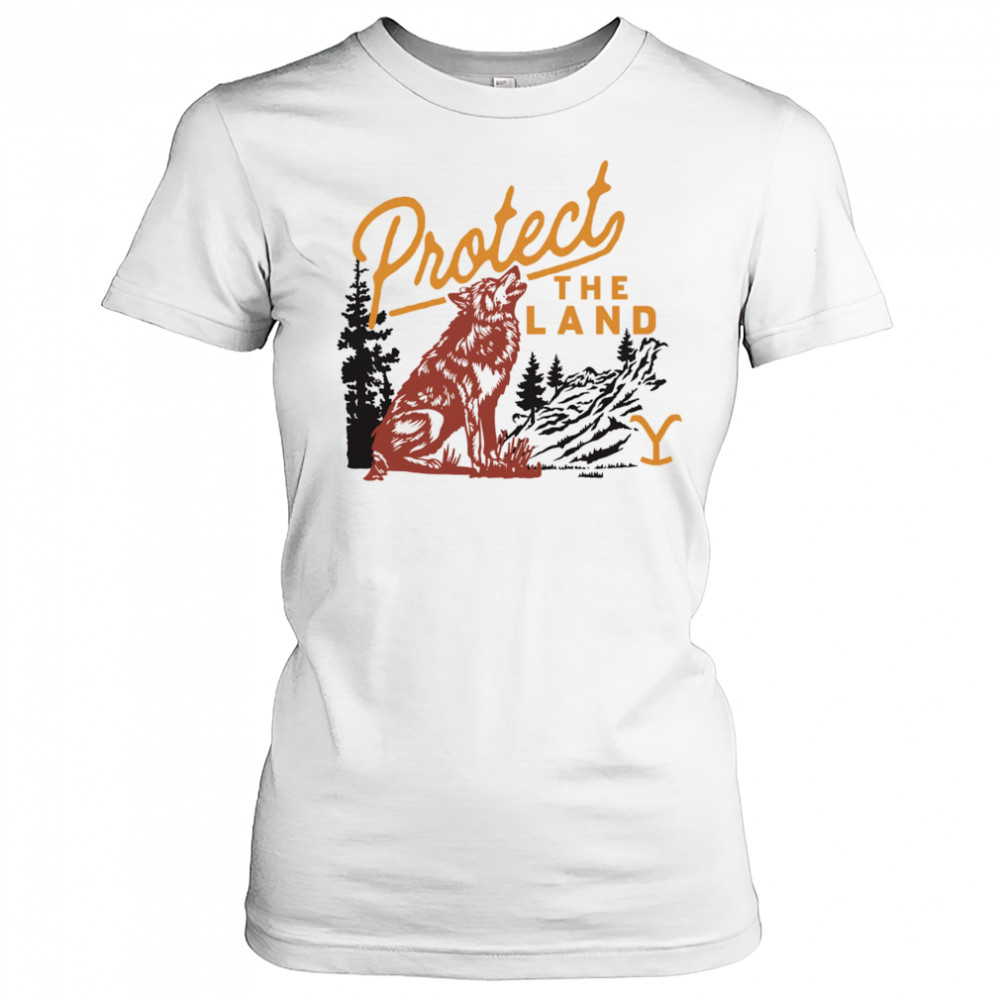 Yellowstone Protect the Land Wolf shirt Women's T-shirt