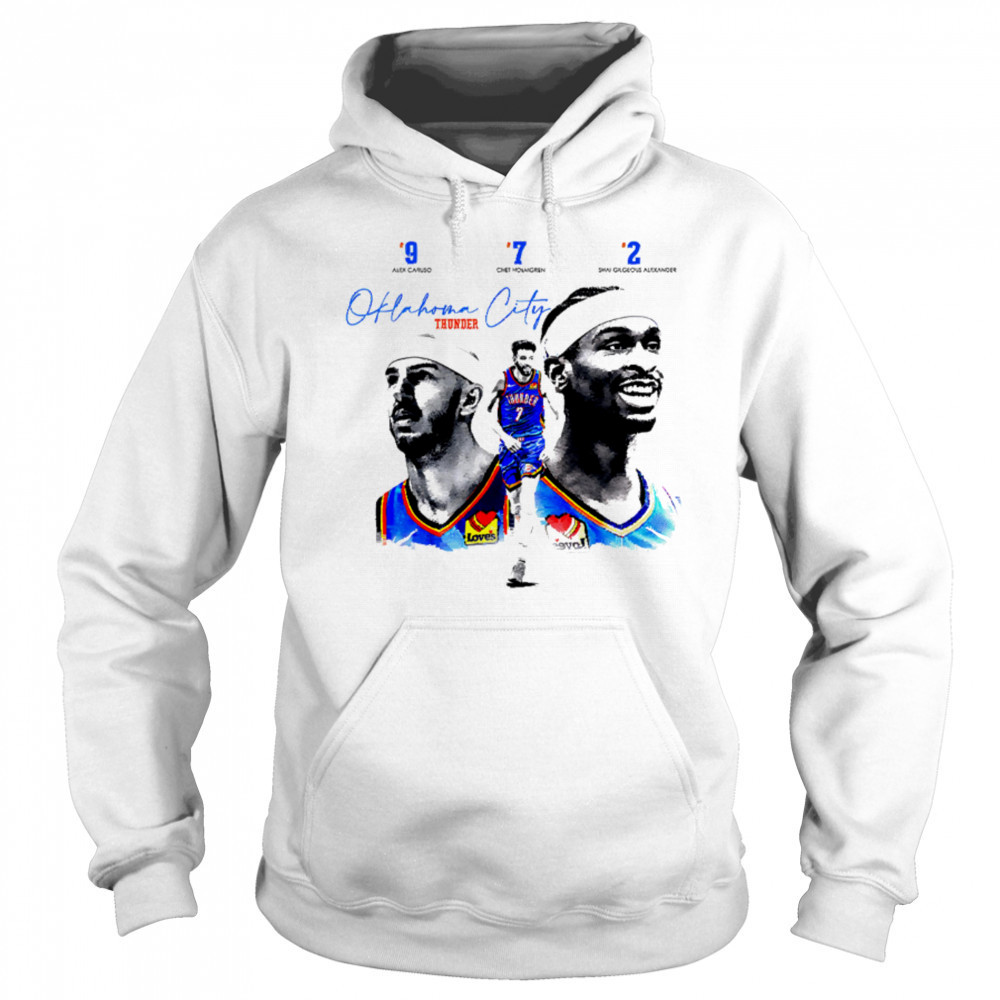 3 legendary players of the current Oklahoma City Thunder team shirt Sweatshirt