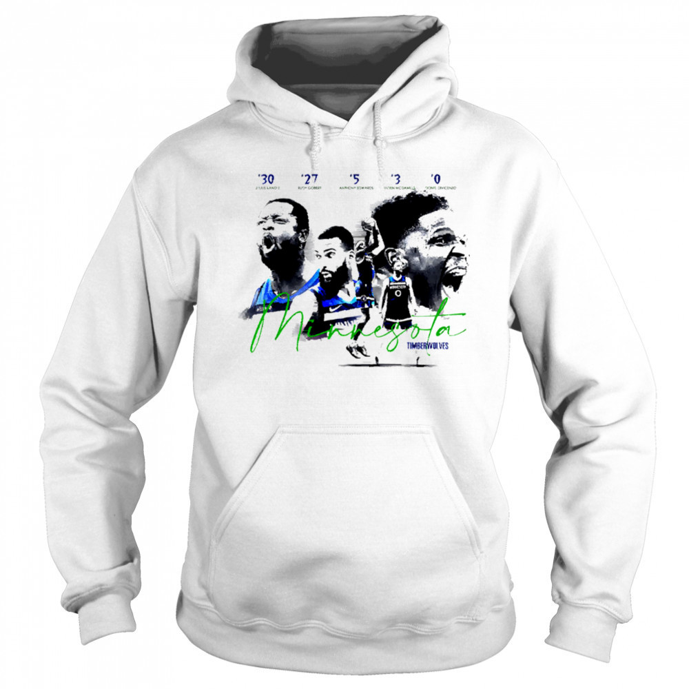 5 legendary players of the current Minnesota Timberwolves team shirt Sweatshirt