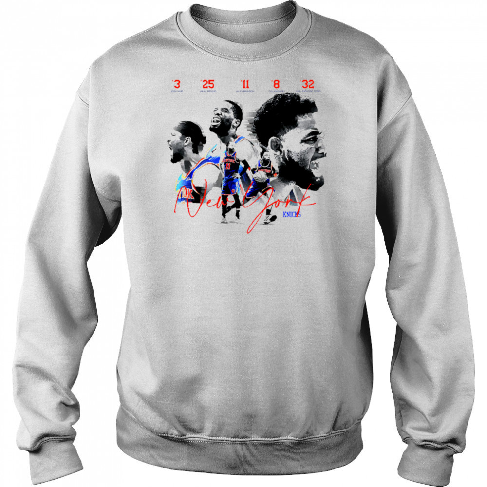 5 legendary players of the current New York Knicks team shirt Hoodie