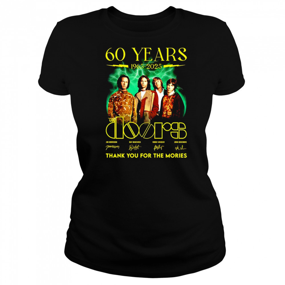 60 years 1963 2025 The Doors thank you for the memories shirt Women's T-shirt