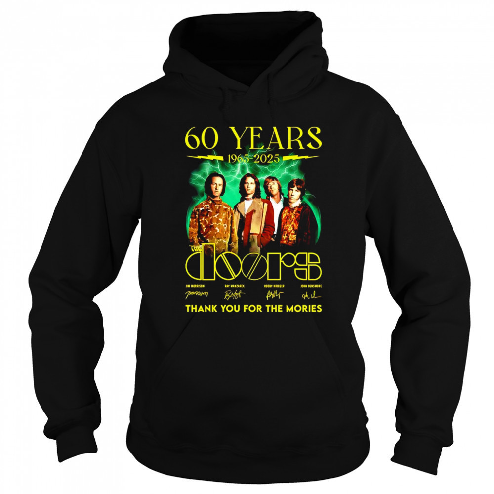 60 years 1963 2025 The Doors thank you for the memories shirt Sweatshirt
