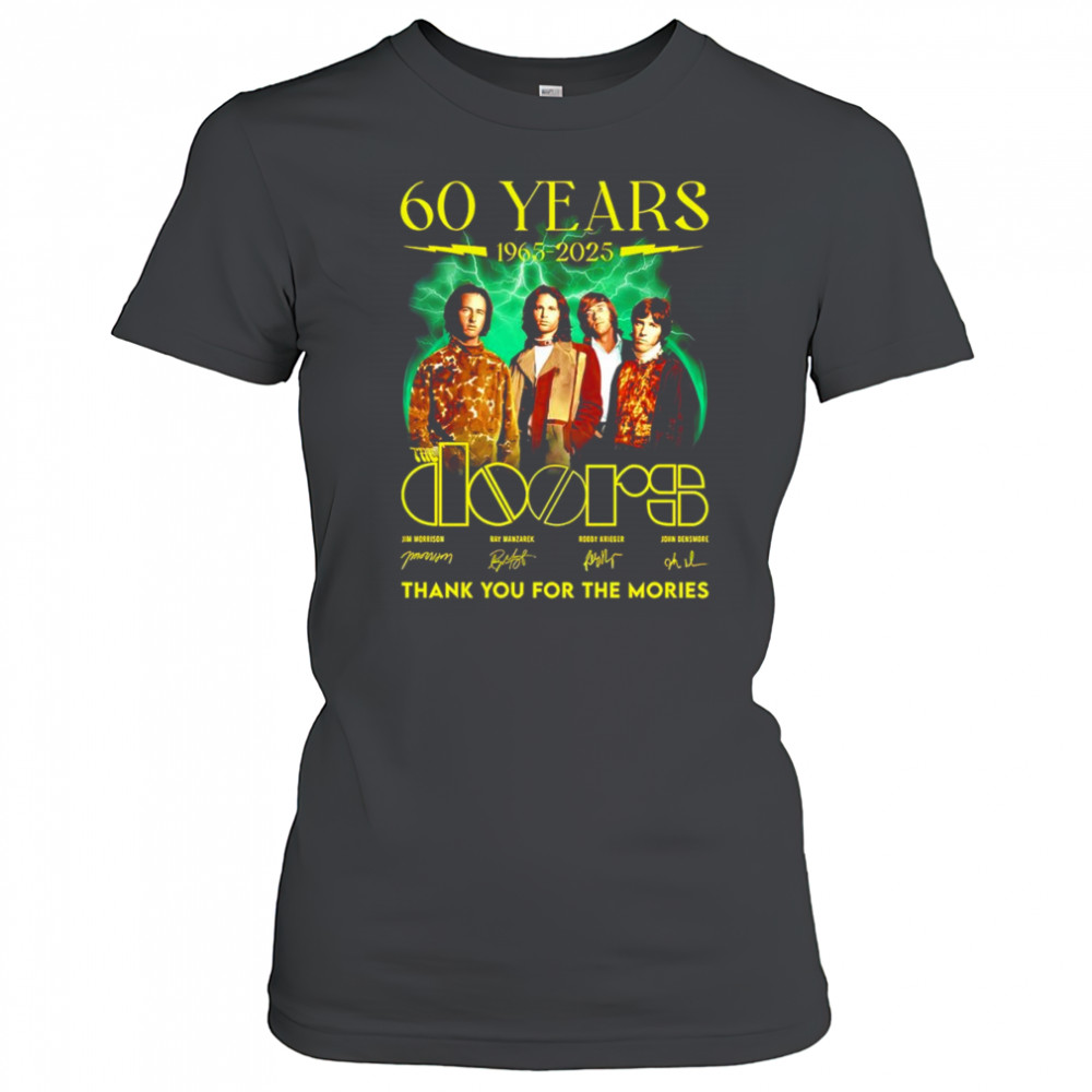 60 years 1963 2025 The Doors thank you for the memories shirt Women's T-shirt