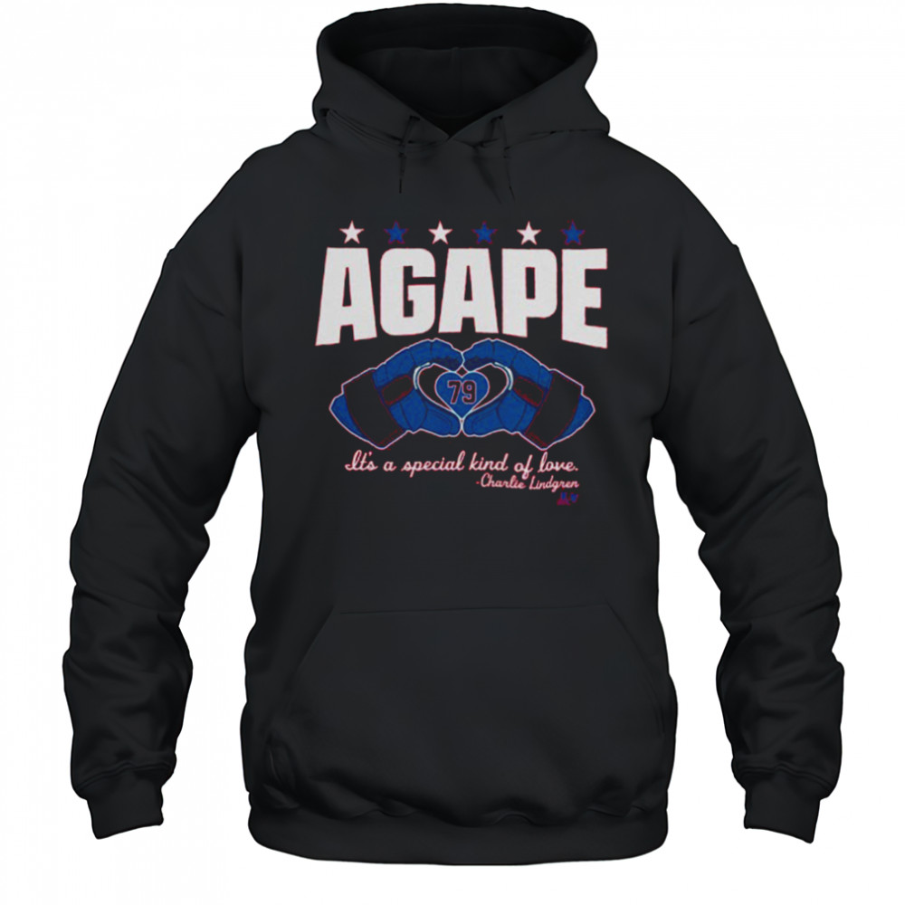 Agape Love Washington Hockey Charlie Lindgren Shirt Hoodie