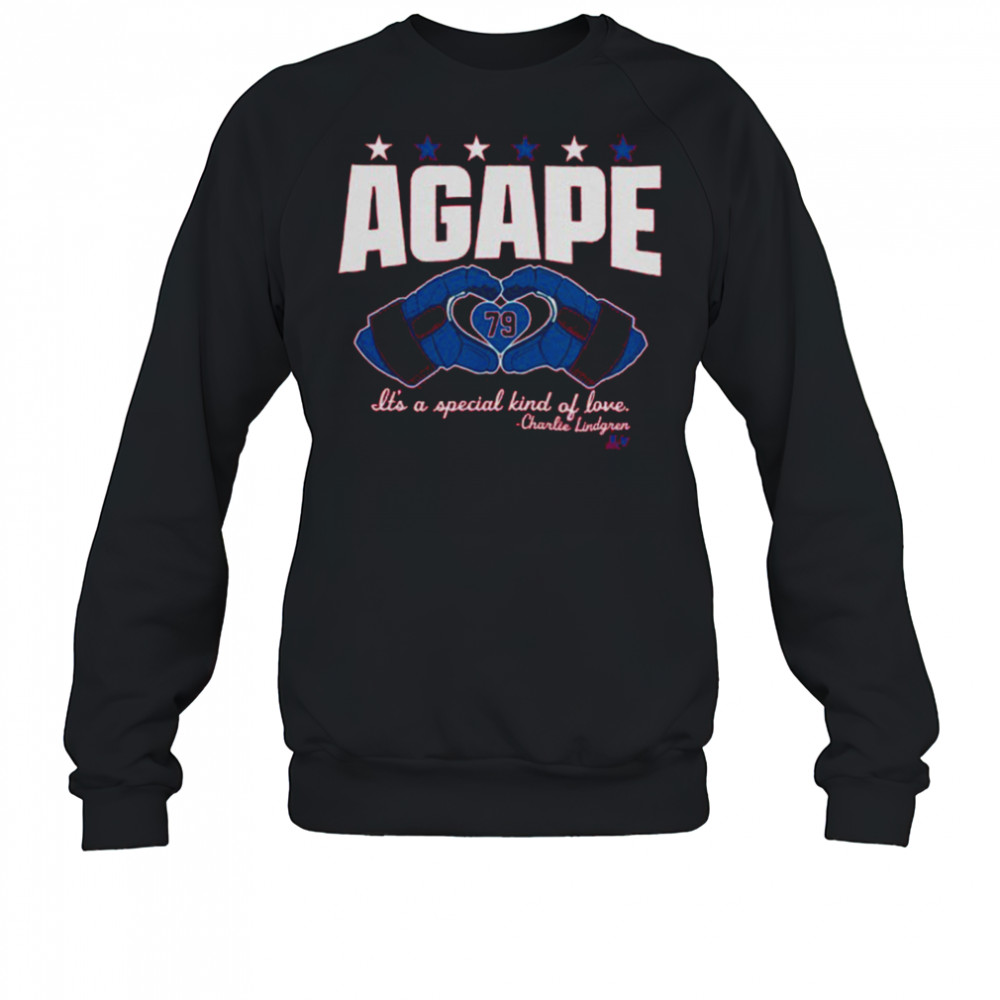 Agape Love Washington Hockey Charlie Lindgren Shirt Sweatshirt