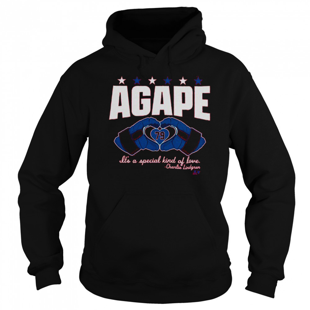 Agape Love Washington Hockey Charlie Lindgren Shirt Sweatshirt