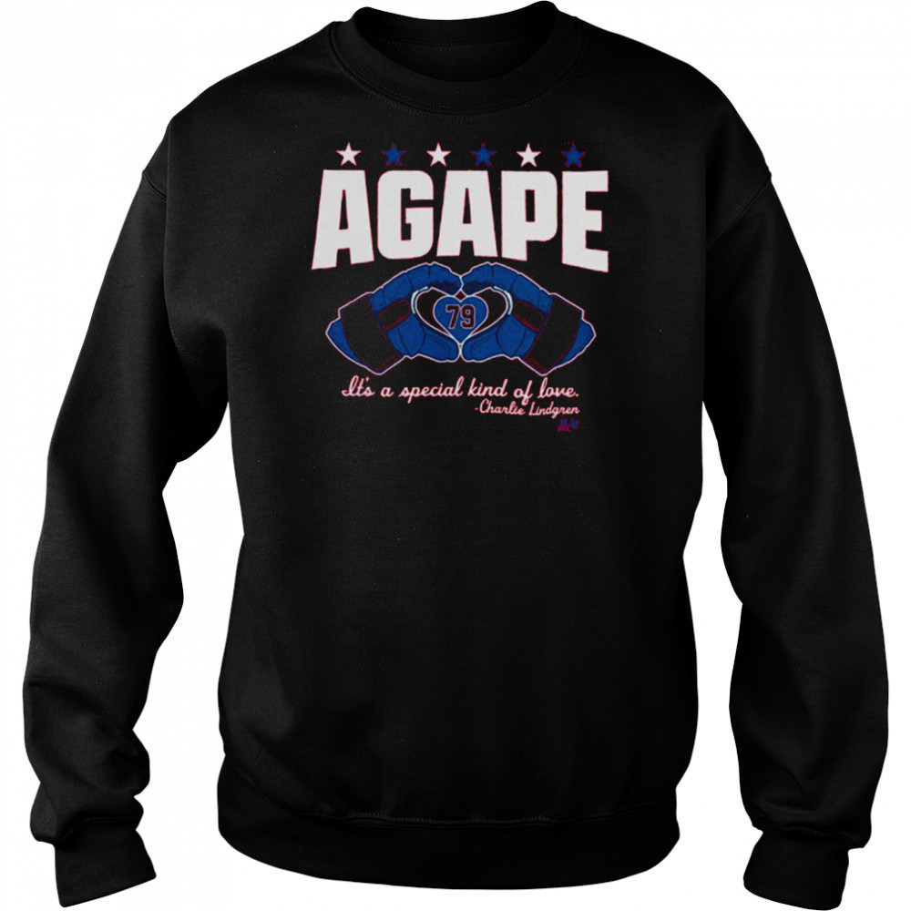 Agape Love Washington Hockey Charlie Lindgren Shirt Hoodie