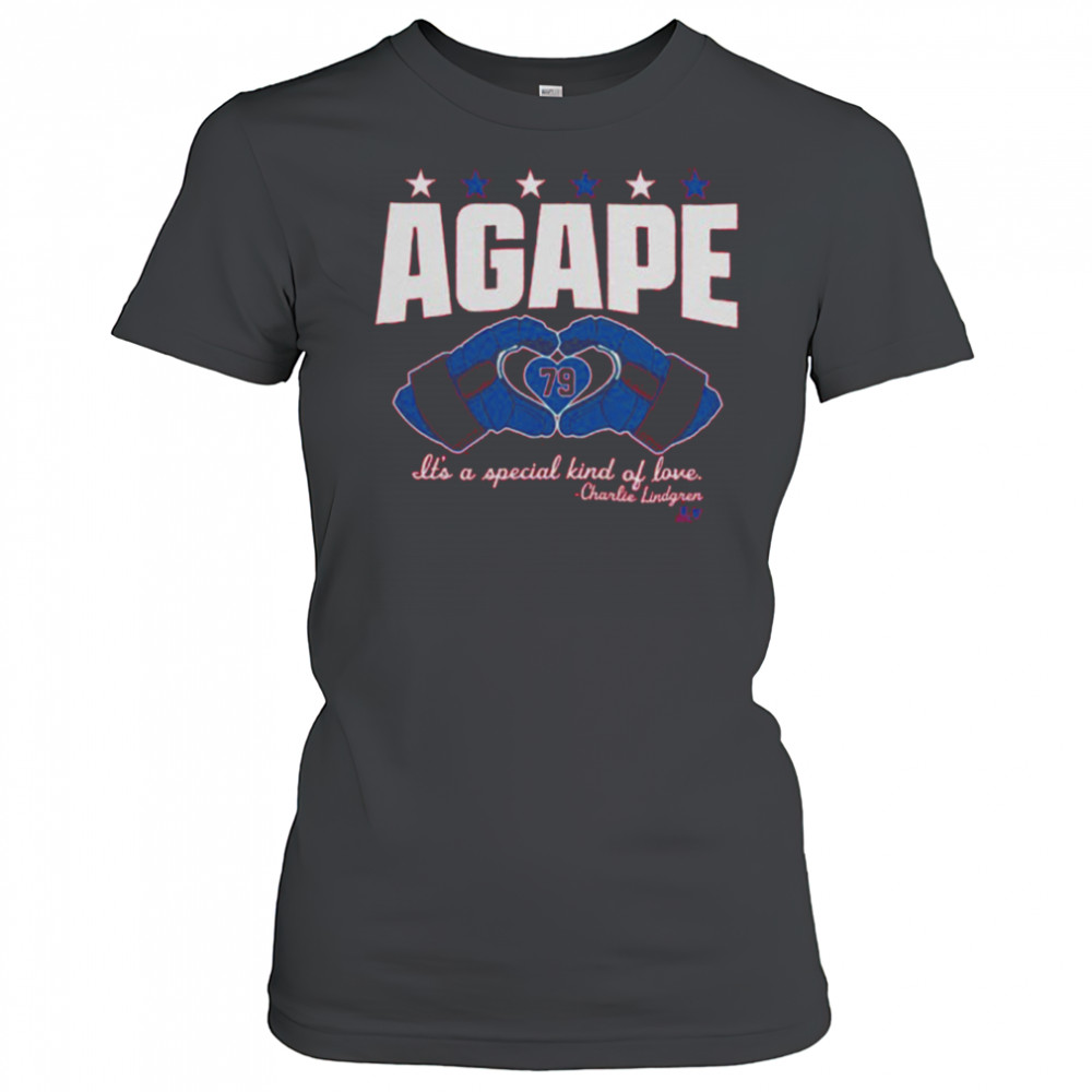 Agape Love Washington Hockey Charlie Lindgren Shirt Women's T-shirt