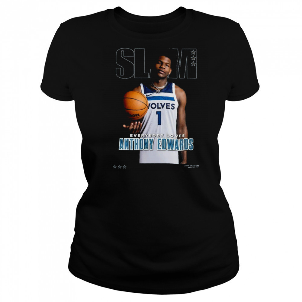 Anthony Edwards Minnesota Timberwolves SLAM Cover T Shirt Women's T-shirt