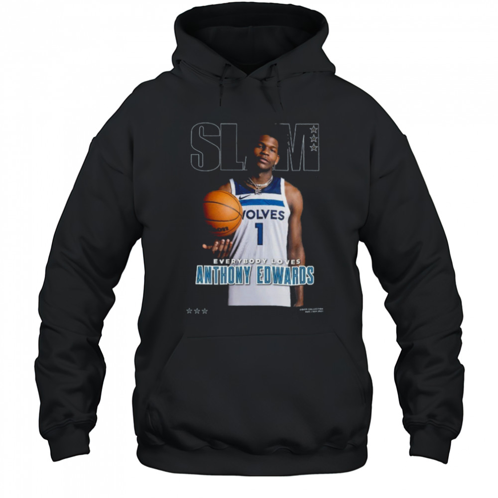 Anthony Edwards Minnesota Timberwolves SLAM Cover T Shirt Hoodie