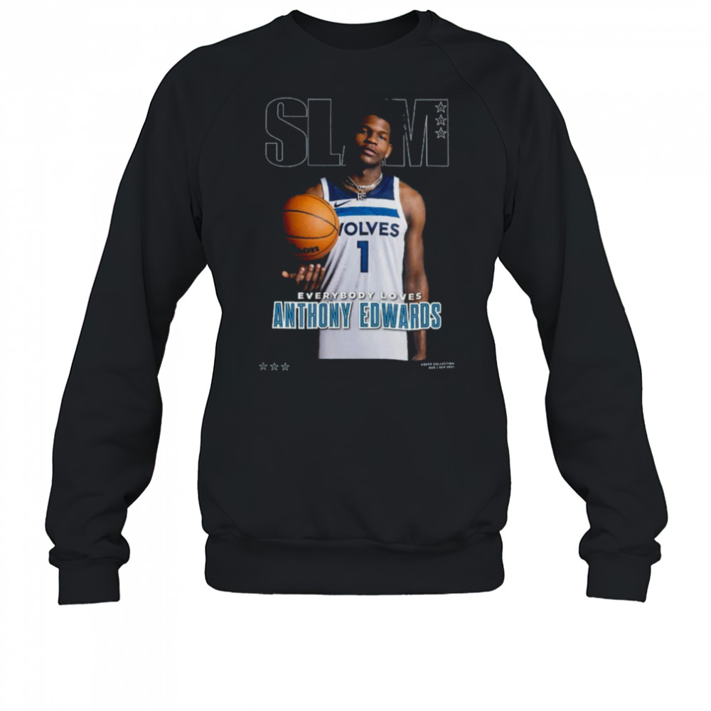 Anthony Edwards Minnesota Timberwolves SLAM Cover T Shirt Sweatshirt
