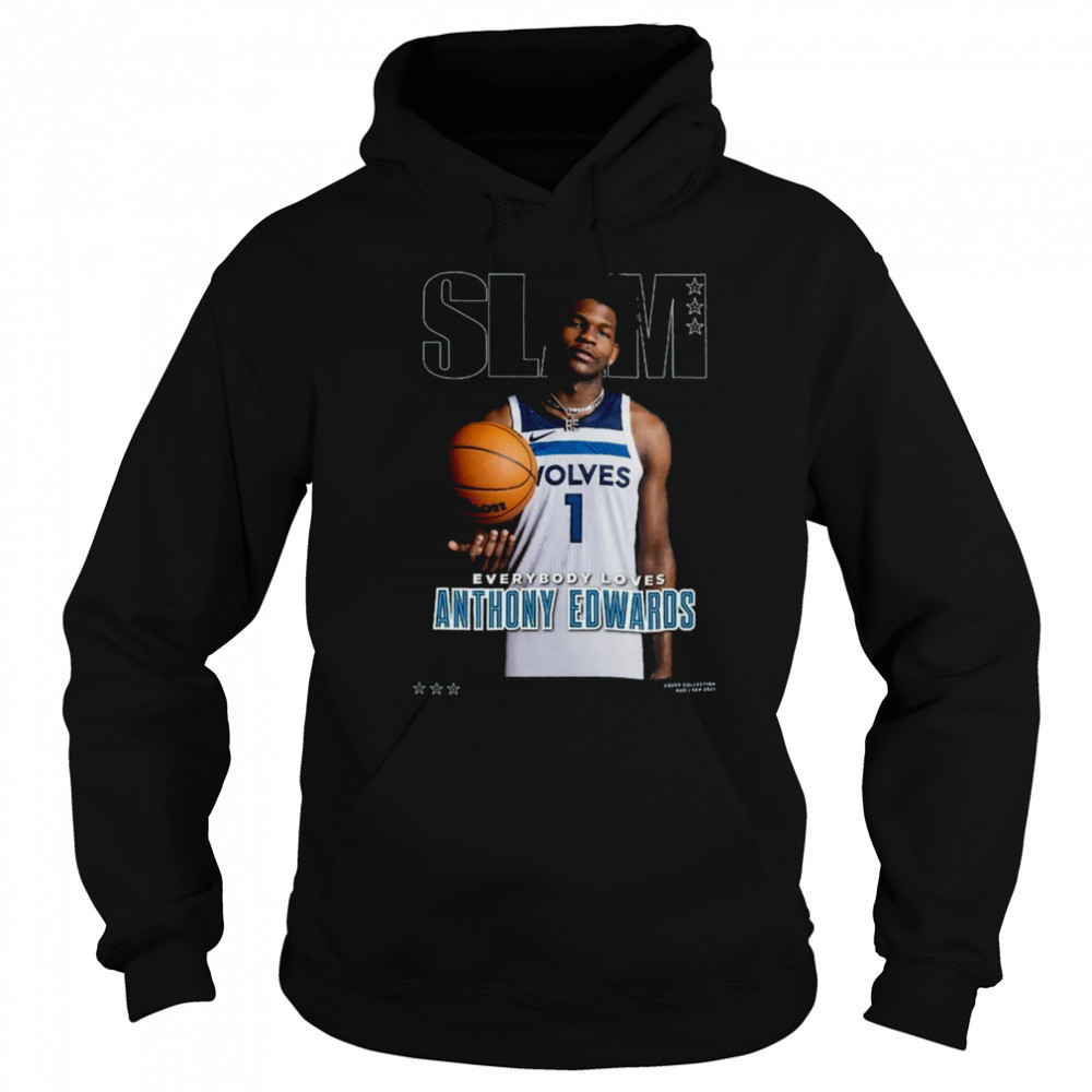 Anthony Edwards Minnesota Timberwolves SLAM Cover T Shirt Sweatshirt