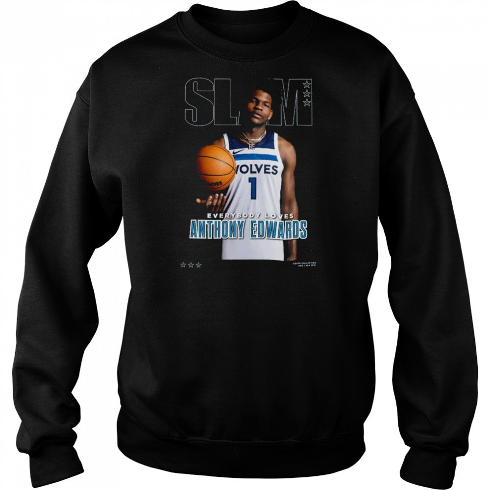Anthony Edwards Minnesota Timberwolves SLAM Cover T Shirt Hoodie