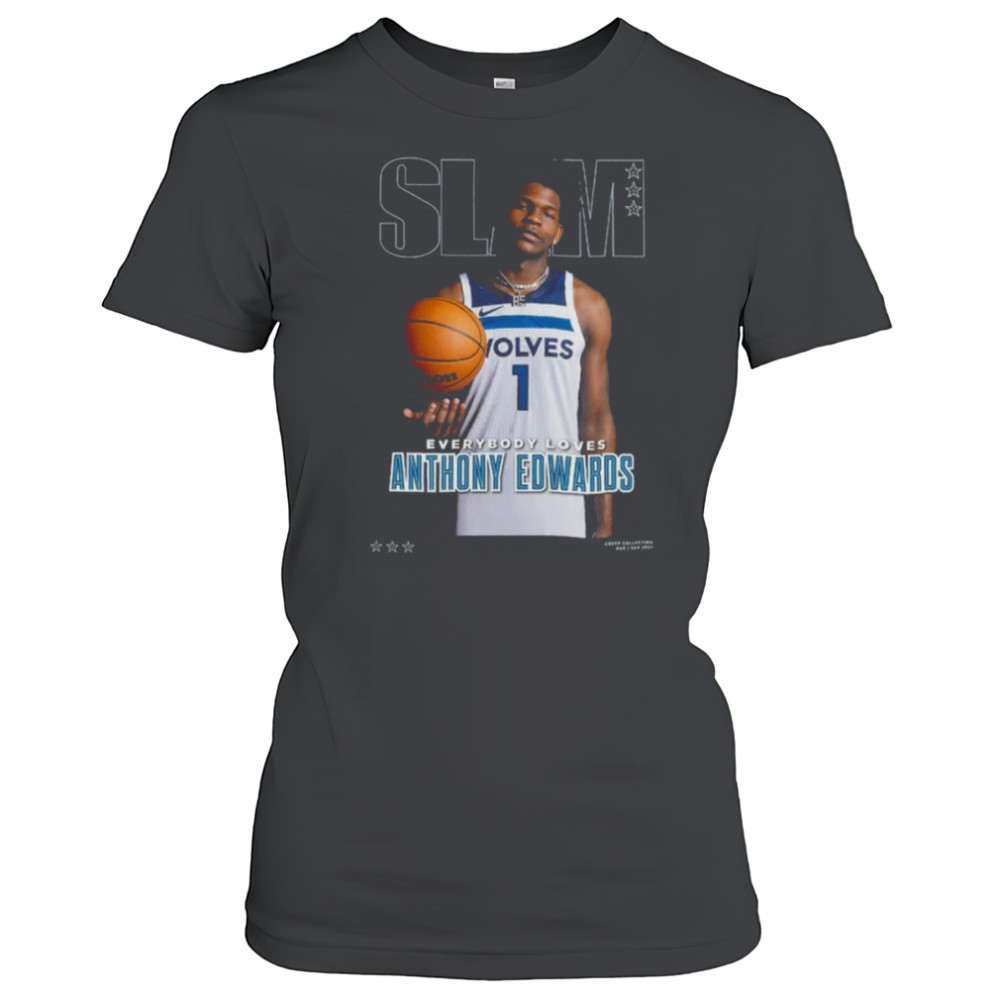 Anthony Edwards Minnesota Timberwolves SLAM Cover T Shirt Women's T-shirt