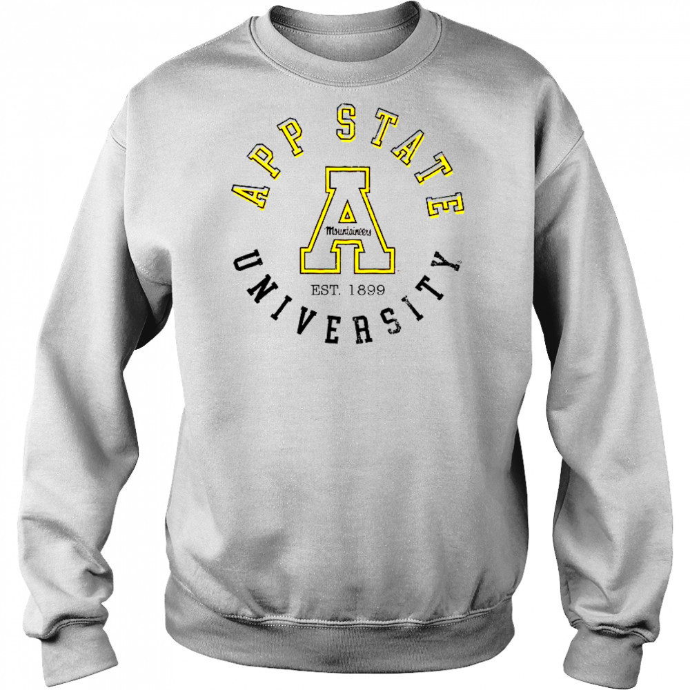 Appalachian State Mountaineers Circle Vintage T-Shirt Hoodie