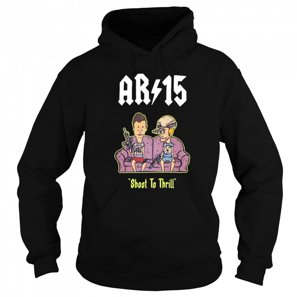 Beavis And Butthead Ar 15 Shoot To Thrill Painting t-shirt Sweatshirt