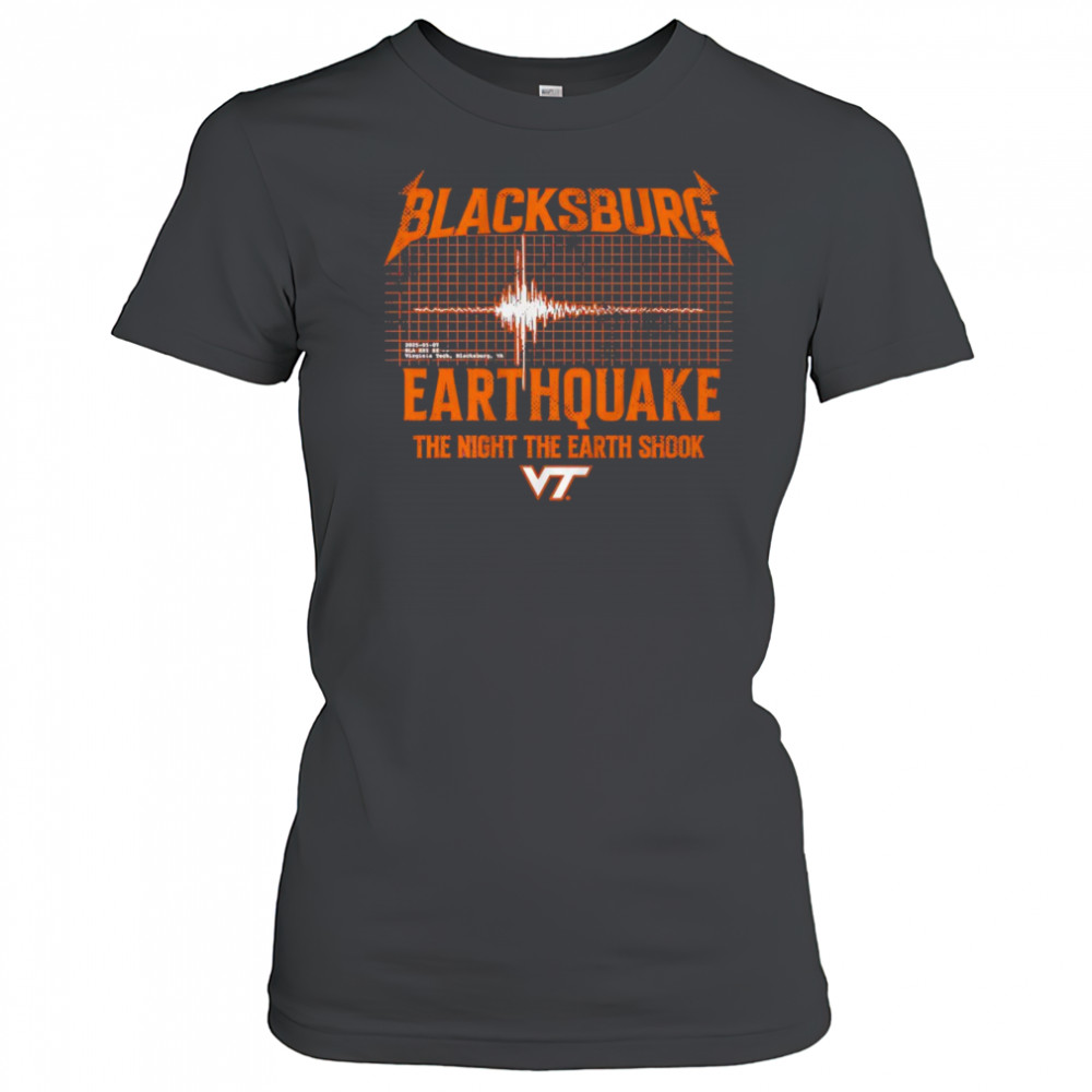 Blacksburg Earthquake Virginia Tech shirt Women's T-shirt