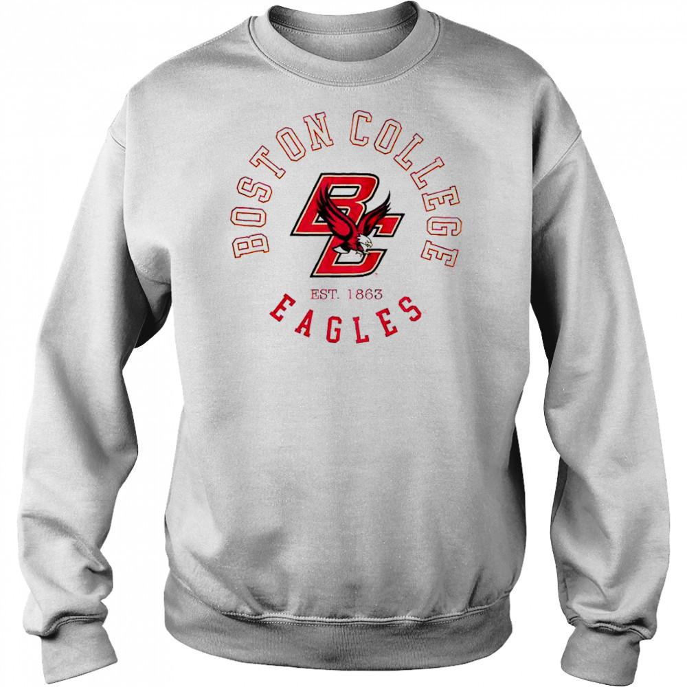 Boston College Eagles Circle Vintage T-Shirt Hoodie