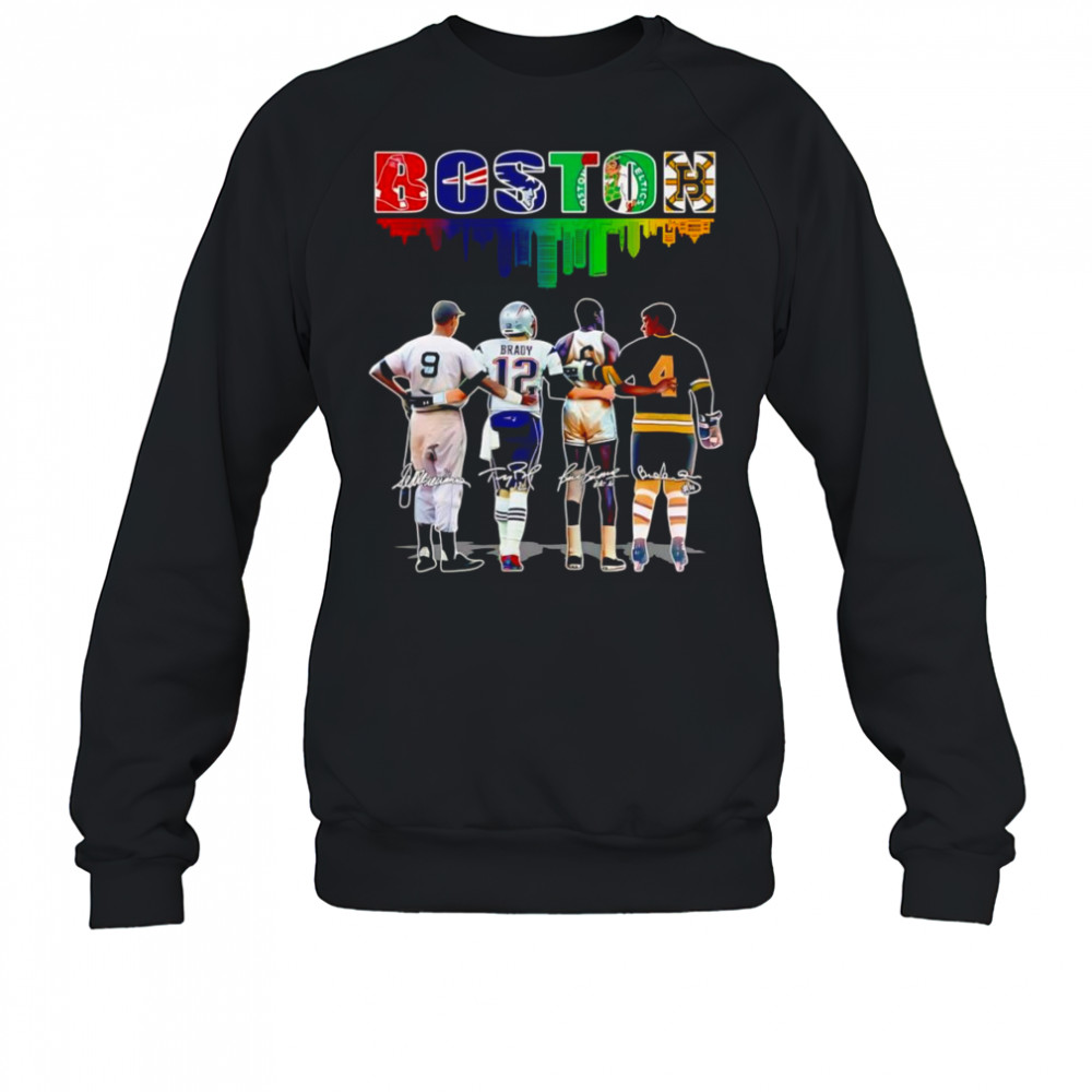 Boston skyline sports player shirt Sweatshirt