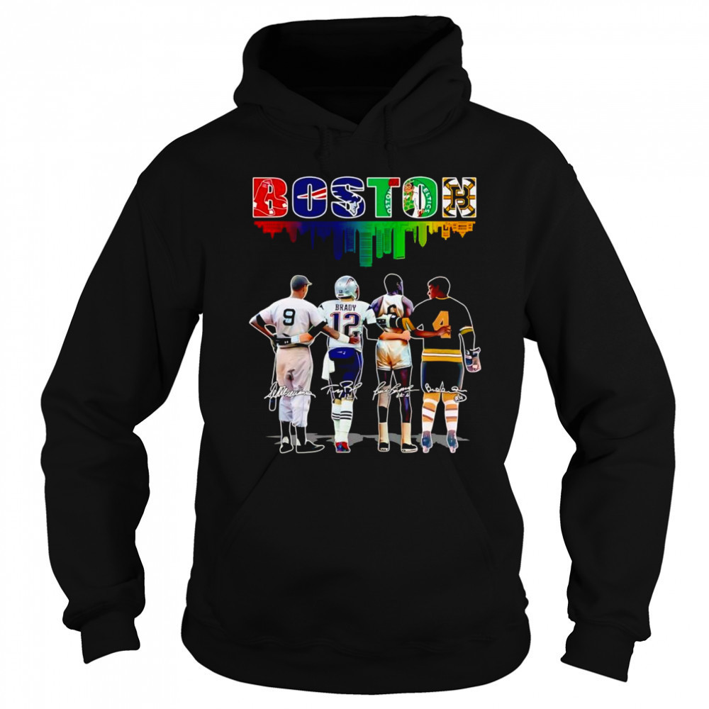 Boston skyline sports player shirt Sweatshirt