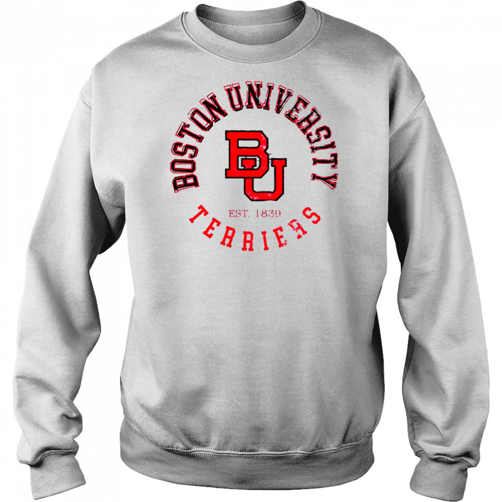 Boston Terriers Circle Vintage T-Shirt Hoodie