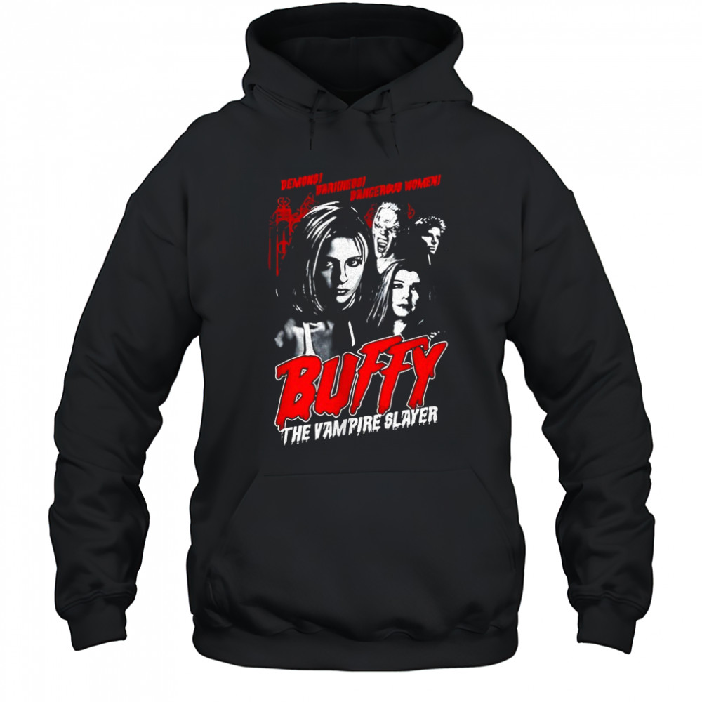 Buffy the vampire slayer horror poster tv show shirt Hoodie