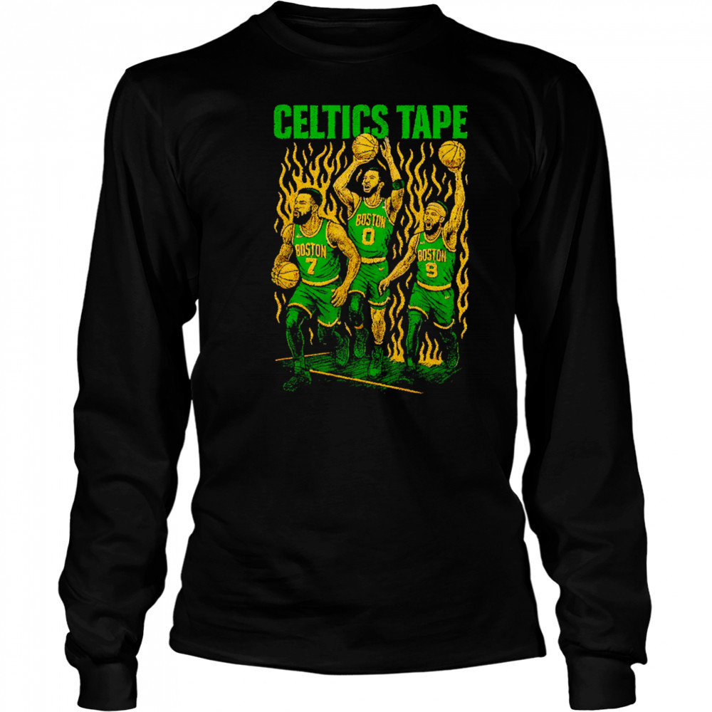 Celtics Tape Legacy heat shirt Long Sleeved