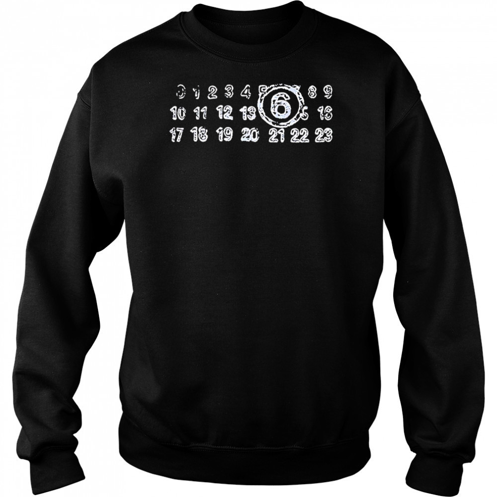 Classic 6th Calendar shirt Hoodie