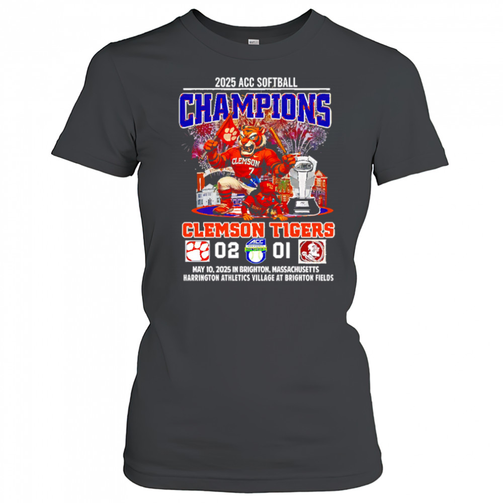 Clemson Tigers 2025 ACC Softball Champions Beat Seminoles shirt Women's T-shirt