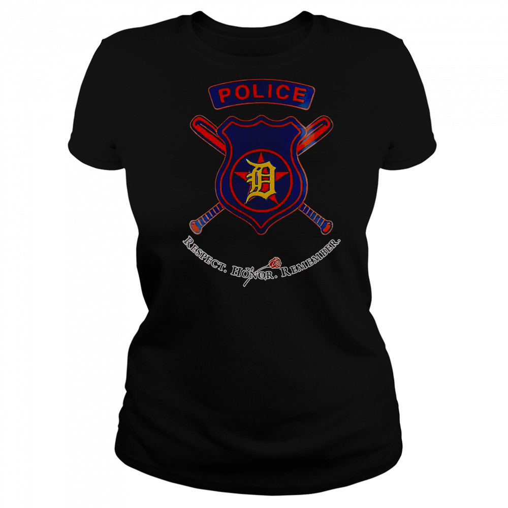 Detroit Tigers National Police Week Night 2025 Baseball T-Shirt Women's T-shirt