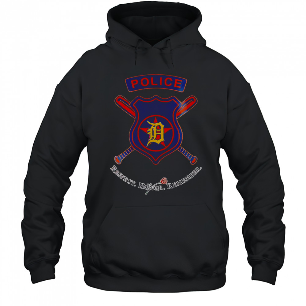 Detroit Tigers National Police Week Night 2025 Baseball T-Shirt Hoodie