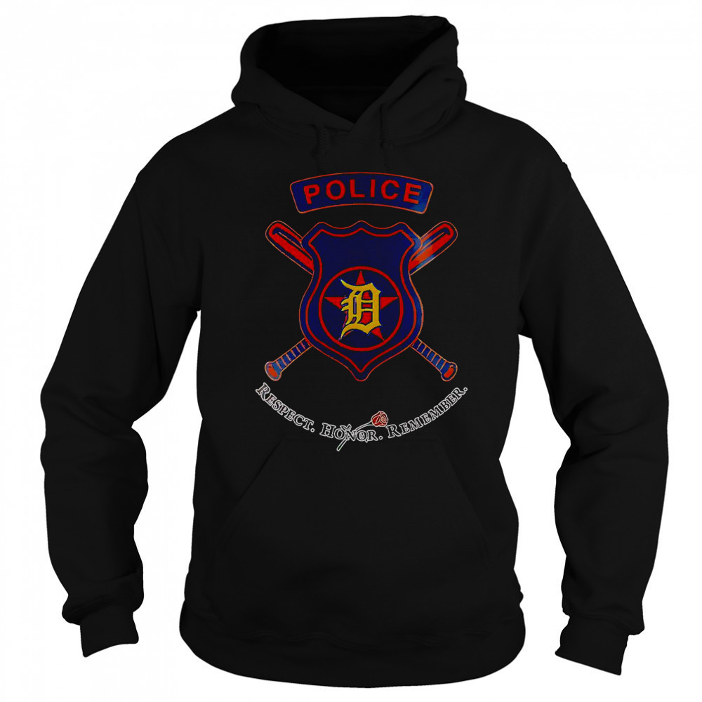 Detroit Tigers National Police Week Night 2025 Baseball T-Shirt Sweatshirt