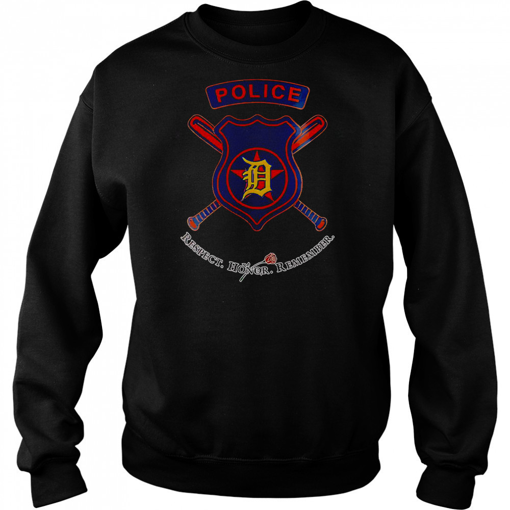 Detroit Tigers National Police Week Night 2025 Baseball T-Shirt Hoodie