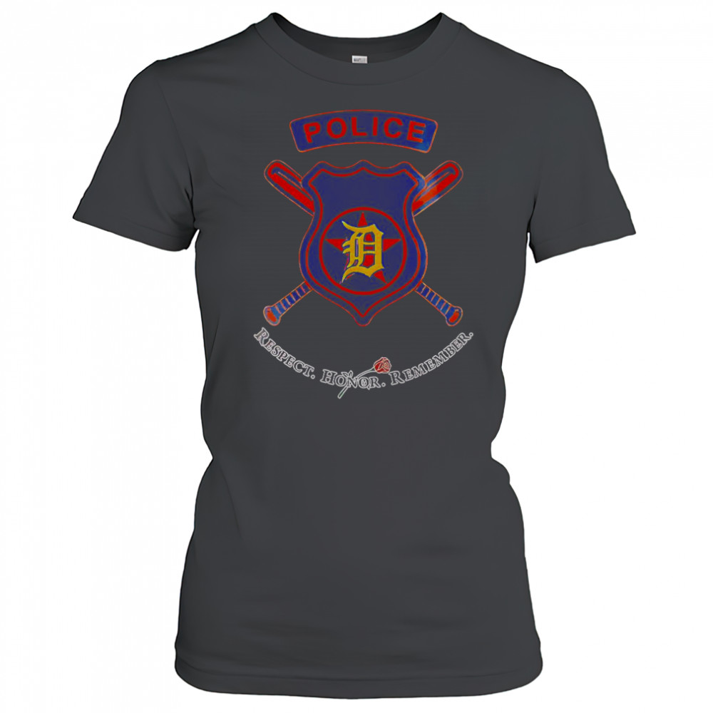 Detroit Tigers National Police Week Night 2025 Baseball T-Shirt Women's T-shirt