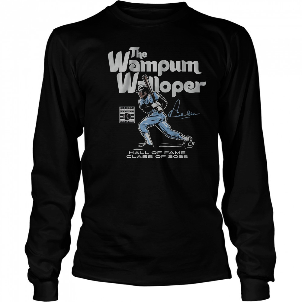 Dick Allen Hall Of Fame Inductee Class Of 2025 Maroon T-Shirt Long Sleeved