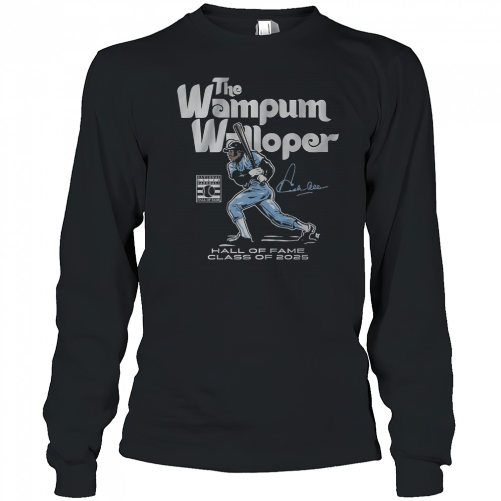 Dick Allen Hall Of Fame Inductee Class Of 2025 Maroon T-Shirt Long Sleeved