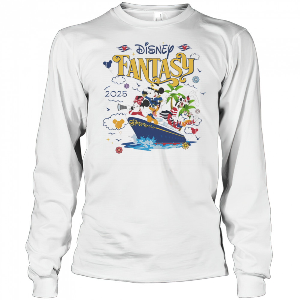Disney Fantasy Cruise 2025 shirt Long Sleeved