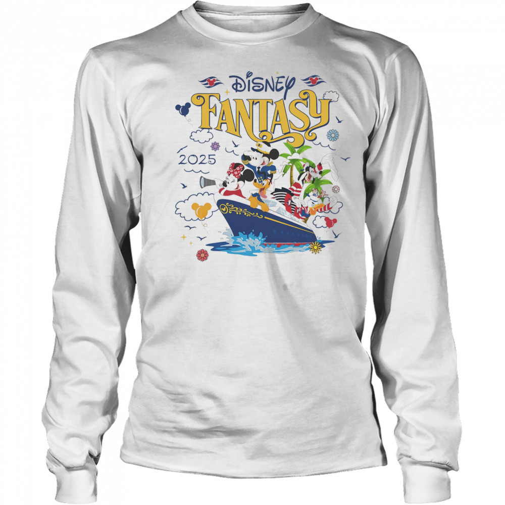 Disney Fantasy Cruise 2025 shirt Long Sleeved