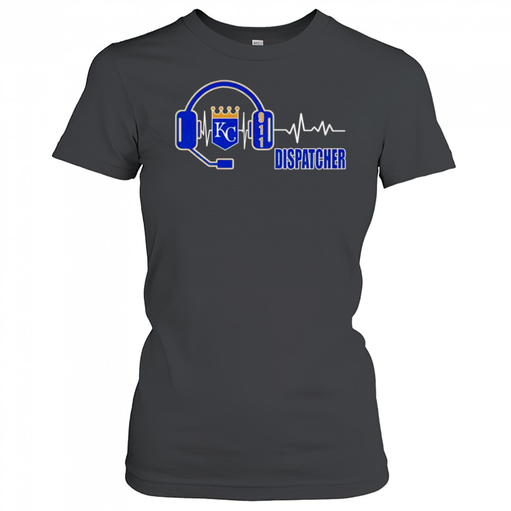 Dispatcher heartbeat Kansas City Royals shirt Women's T-shirt