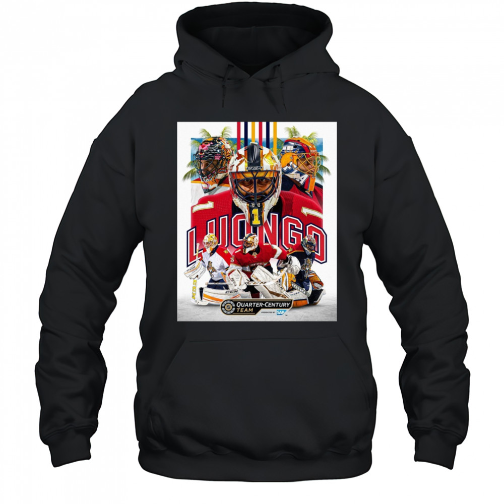 Florida Panthers Congrats Roberto Luongo No. 1 On Being Named To The NHL Quarter Century Team Poster t-shirt Hoodie