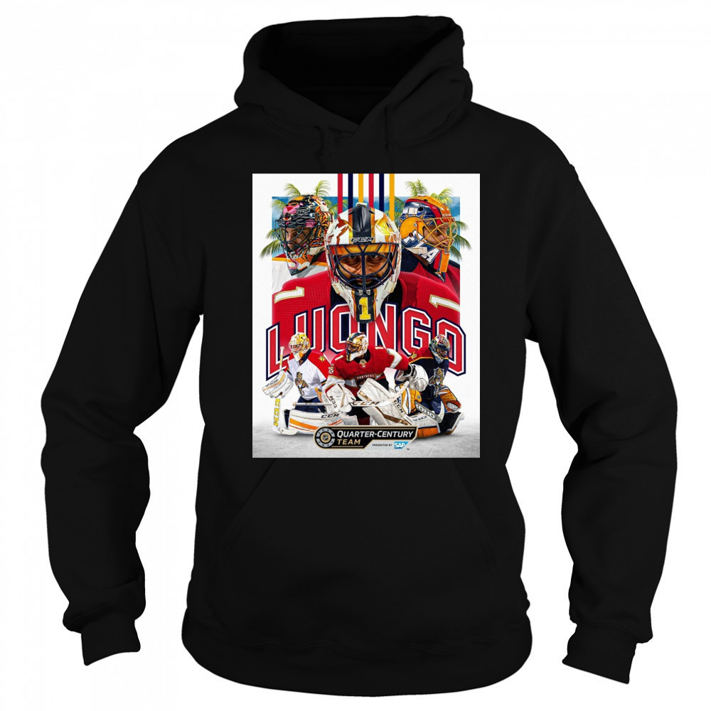 Florida Panthers Congrats Roberto Luongo No. 1 On Being Named To The NHL Quarter Century Team Poster t-shirt Sweatshirt