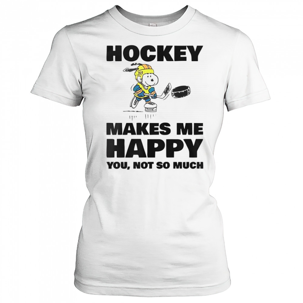 Hockey Makes Me Happy T-Shirt Women's T-shirt