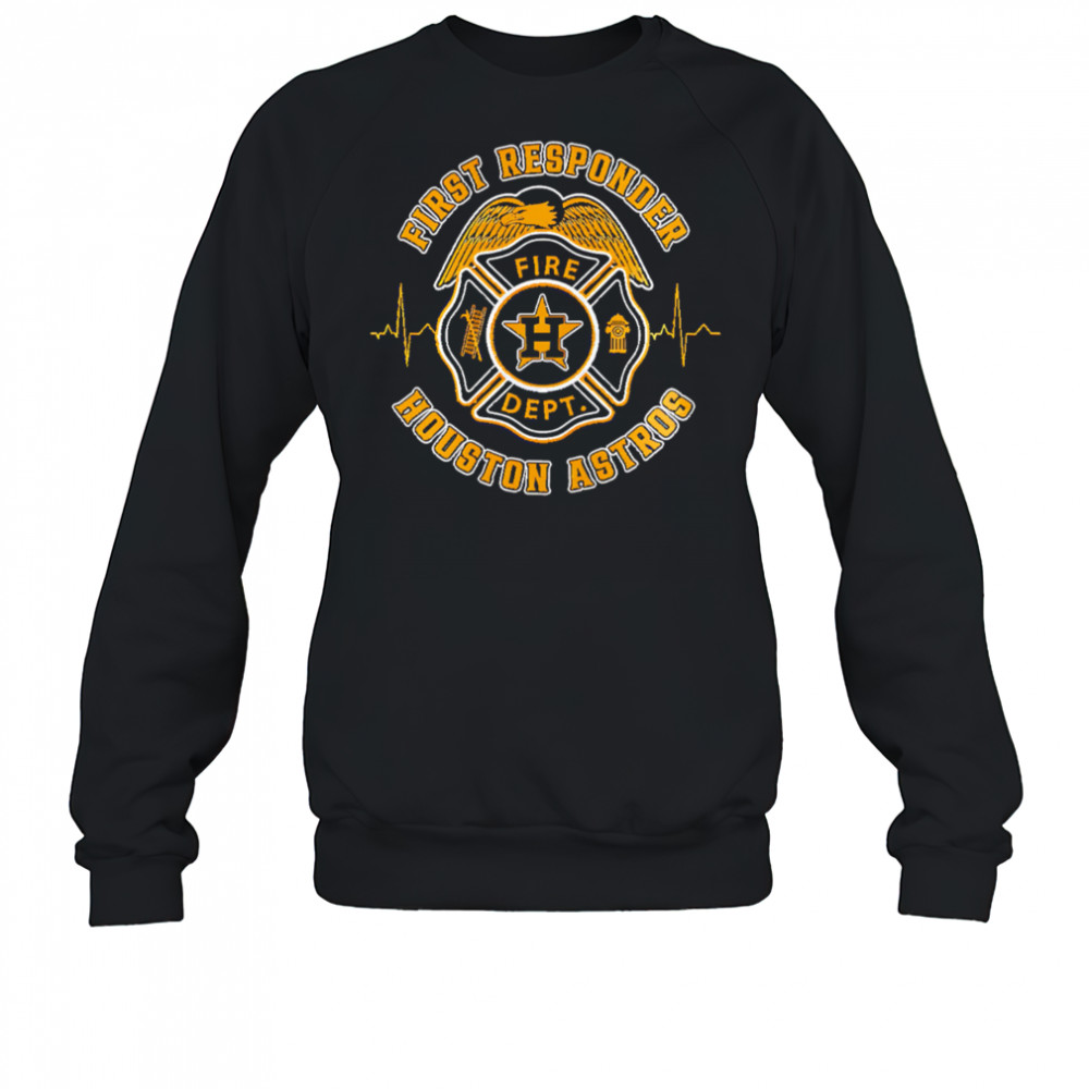Houston Astros MLB x First Responders Night Baseball shirt Sweatshirt