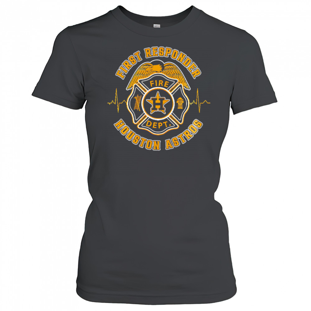 Houston Astros MLB x First Responders Night Baseball shirt Women's T-shirt