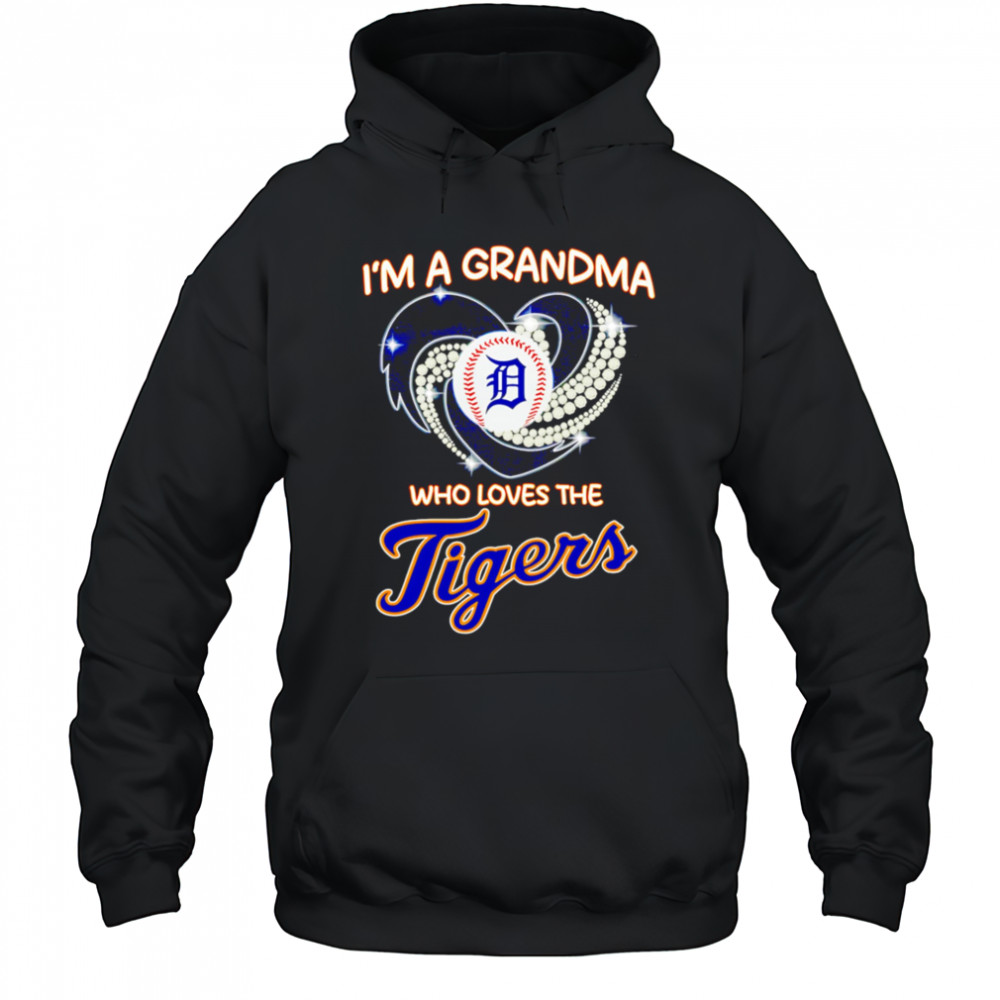 I’m a grandma who loves the Detroit Tigers diamond shirt Hoodie