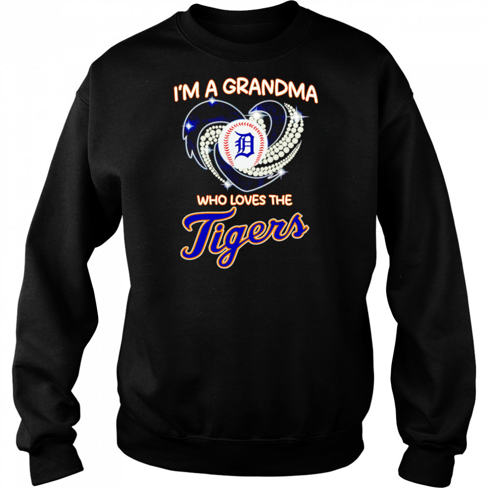 I’m a grandma who loves the Detroit Tigers diamond shirt Hoodie
