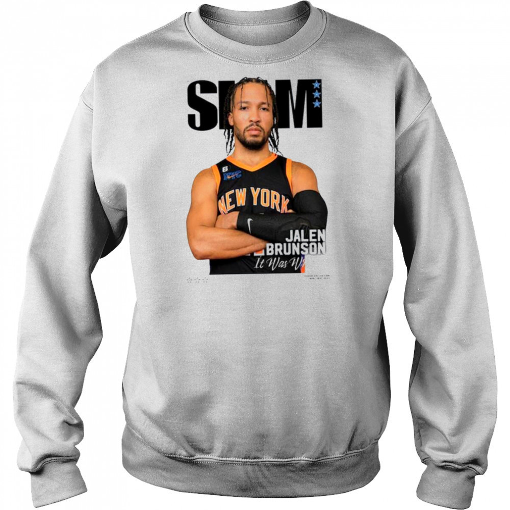 Jalen Brunson New York Knicks SLAM Cover T Shirt Hoodie